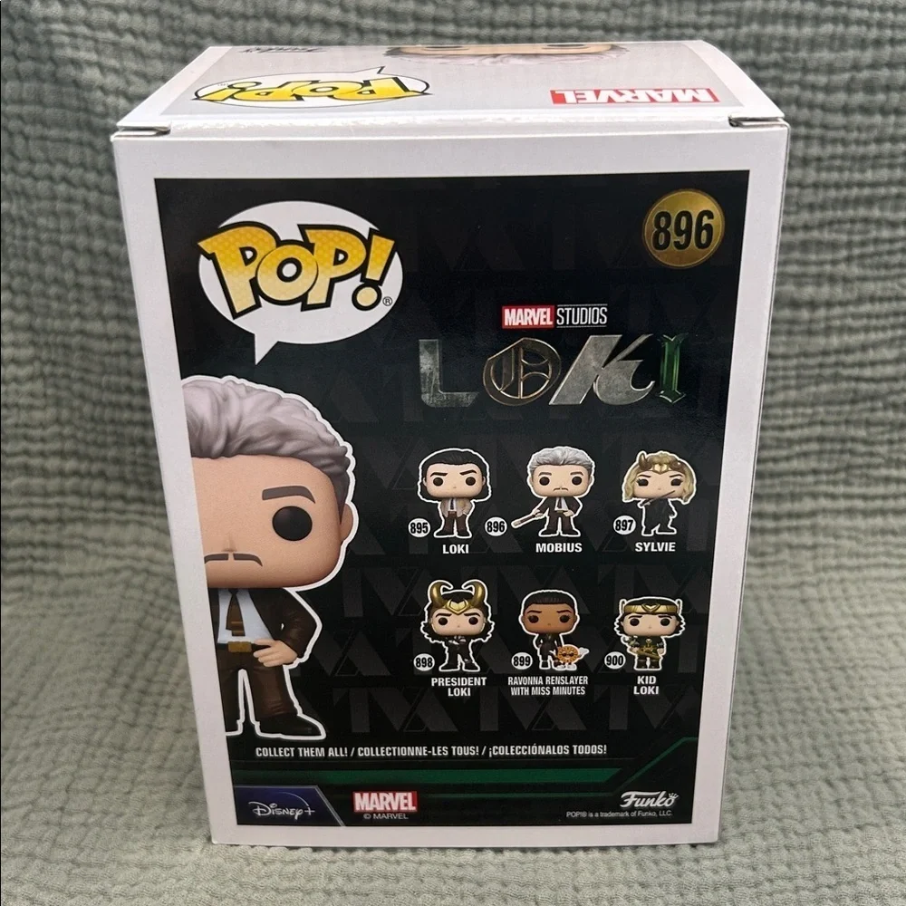 Funko POP Loki Mobius 896 NEW bobblehead